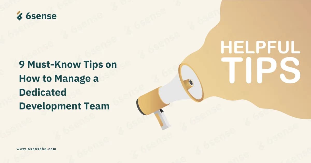 how to manage dedicated development tea